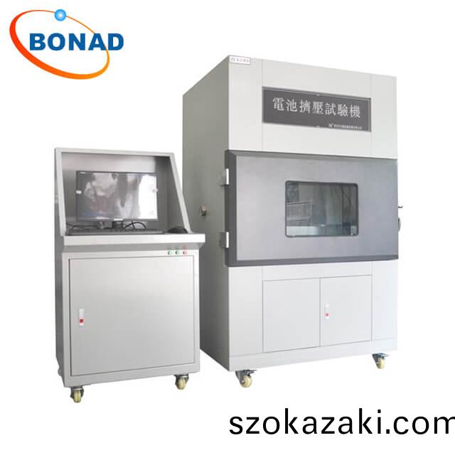 Battery extrusion test equipment with servo computer